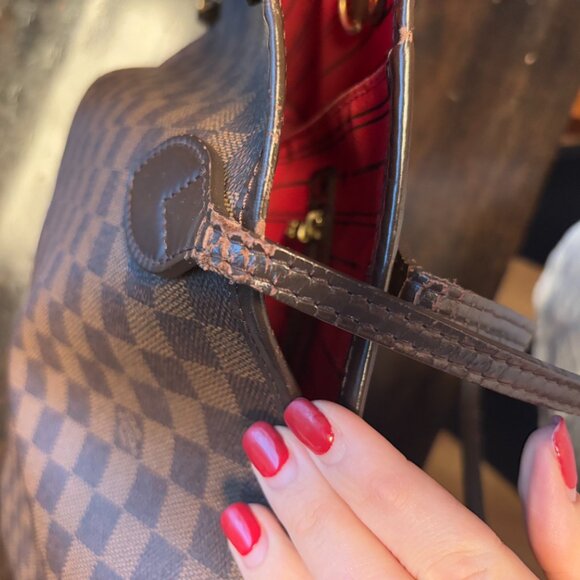 Louis Vuitton Neverfull MM Damier Ebene Tote - Picture 9 of 11
